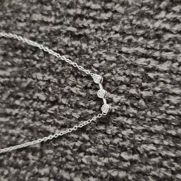 Elsie May Diamond Accent Triple Bezel 16 Pendant Necklace - Picture 5 of 5